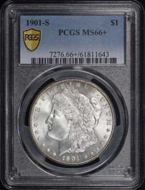 Obverse of this 1901-S Morgan Dollar PCGS MS-66+