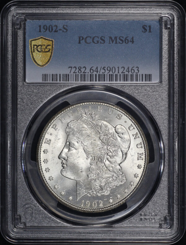 Obverse of this 1902-S Morgan Dollar PCGS MS-64