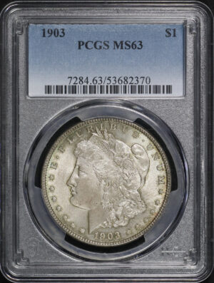 Obverse of this 1903 Morgan Dollar PCGS MS-63