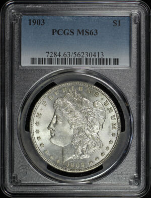 Obverse of this 1903 Morgan Dollar PCGS MS-63