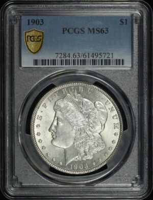 Obverse of this 1903 Morgan Dollar PCGS MS-63