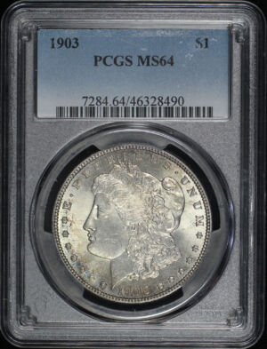 Obverse of this 1903 Morgan Dollar PCGS MS-64