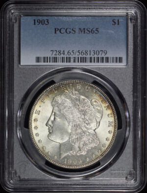 Obverse of this 1903 Morgan Dollar PCGS MS-65