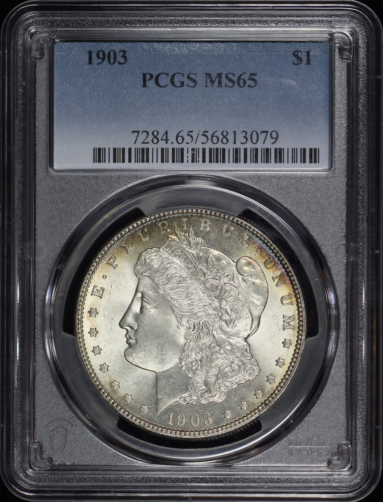 Obverse of this 1903 Morgan Dollar PCGS MS-65