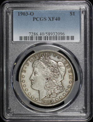 Obverse of this 1903-O Morgan Dollar PCGS XF-40