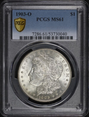 Obverse of this 1903-O Morgan Dollar PCGS MS-61