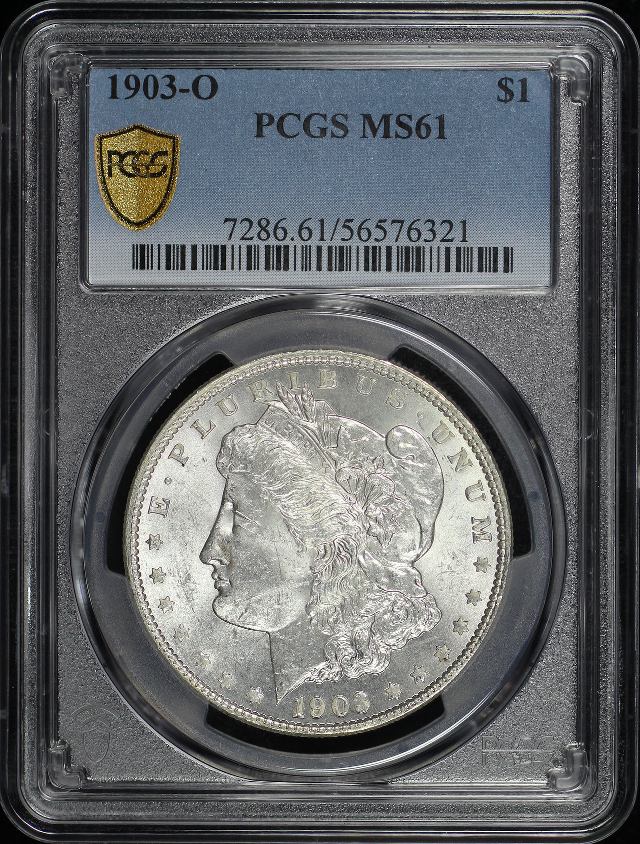Obverse of this 1903-O Morgan Dollar PCGS MS-61