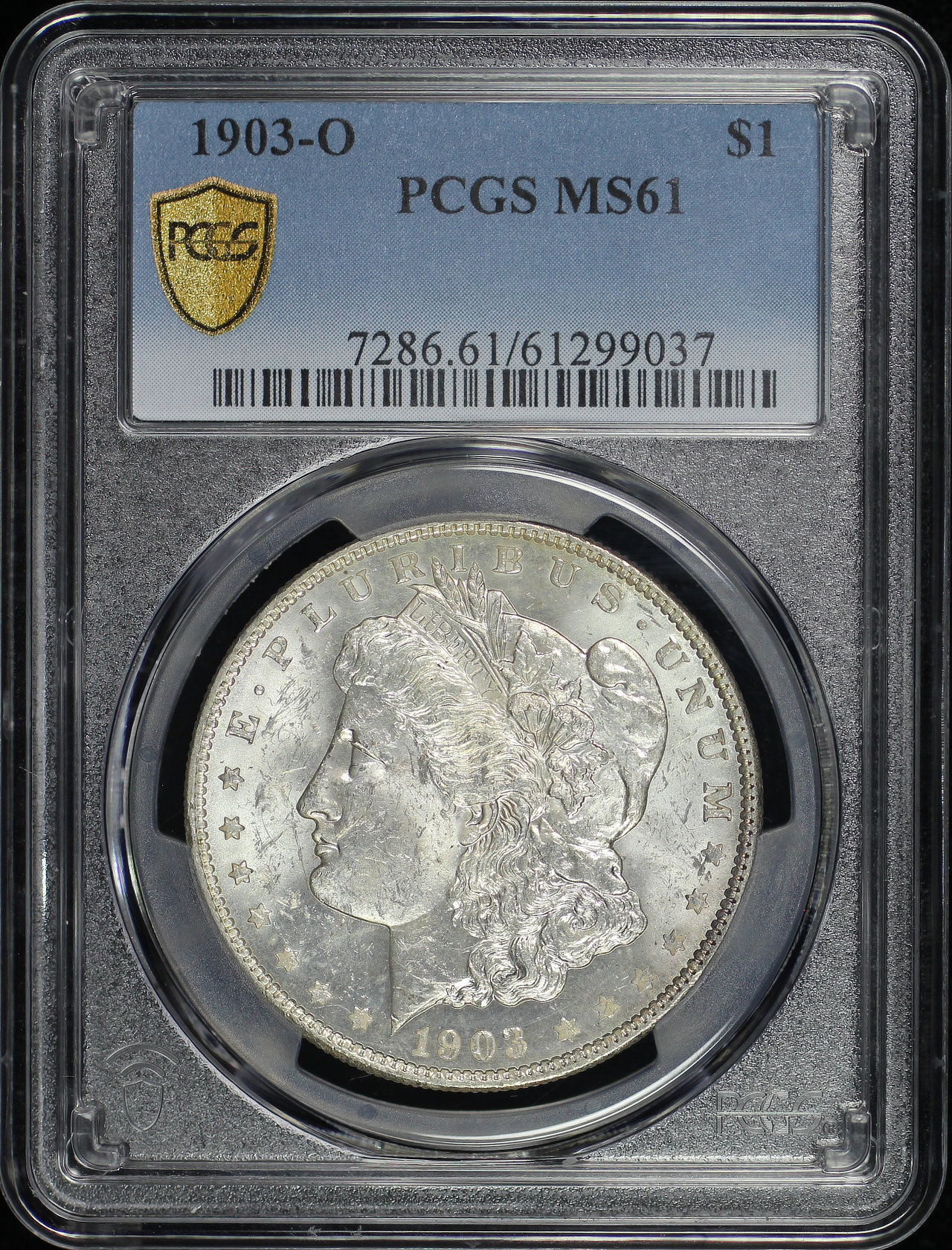 Obverse of this 1903-O Morgan Dollar PCGS MS-61