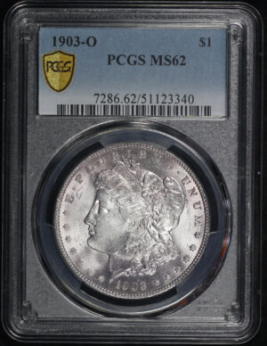 Obverse of this 1903-O Morgan Dollar PCGS MS-62