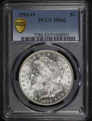Obverse of this 1903-O Morgan Dollar PCGS MS-62