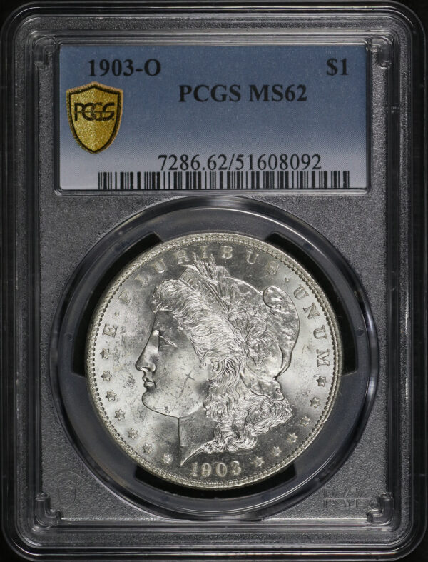 Obverse of this 1903-O Morgan Dollar PCGS MS-62