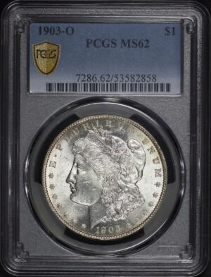Obverse of this 1903-O Morgan Dollar PCGS MS-62
