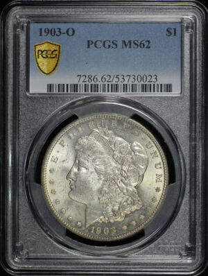 Obverse of this 1903-O Morgan Dollar PCGS MS-62