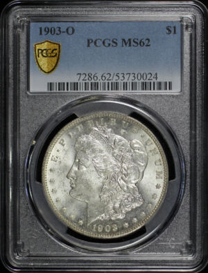 Obverse of this 1903-O Morgan Dollar PCGS MS-62