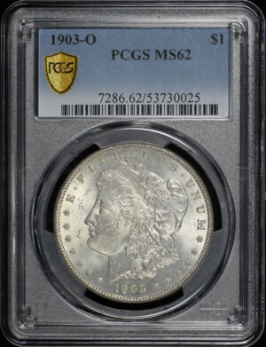 Obverse of this 1903-O Morgan Dollar PCGS MS-62