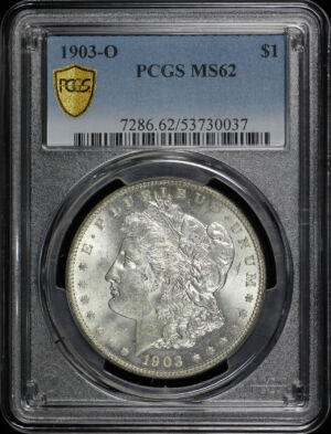 Obverse of this 1903-O Morgan Dollar PCGS MS-62