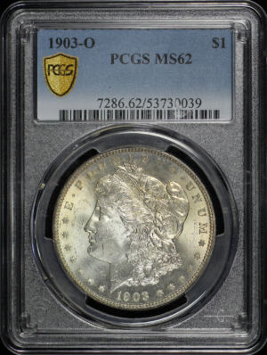 Obverse of this 1903-O Morgan Dollar PCGS MS-62