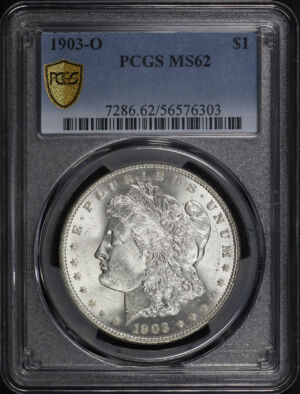 Obverse of this 1903-O Morgan Dollar PCGS MS-62