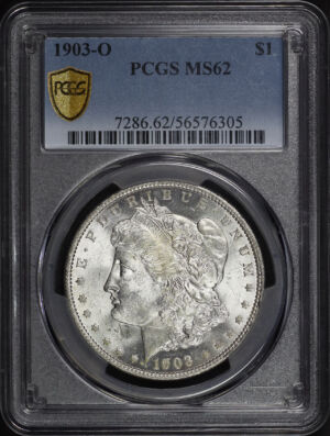 Obverse of this 1903-O Morgan Dollar PCGS MS-62