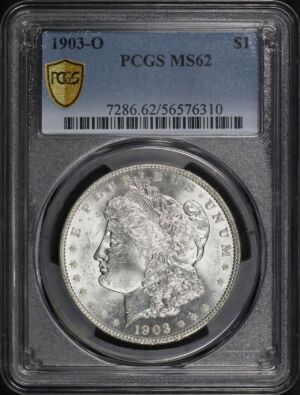 Obverse of this 1903-O Morgan Dollar PCGS MS-62