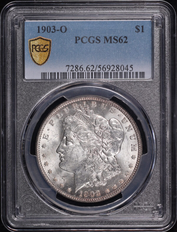 Obverse of this 1903-O Morgan Dollar PCGS MS-62