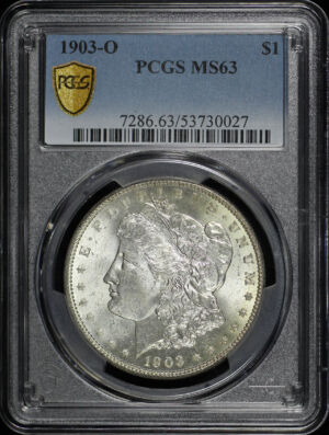 Obverse of this 1903-O Morgan Dollar PCGS MS-63