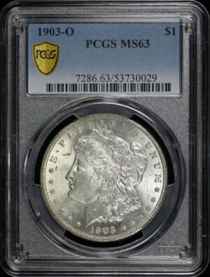 Obverse of this 1903-O Morgan Dollar PCGS MS-63