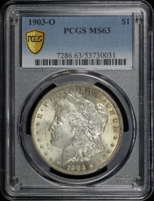 Obverse of this 1903-O Morgan Dollar PCGS MS-63