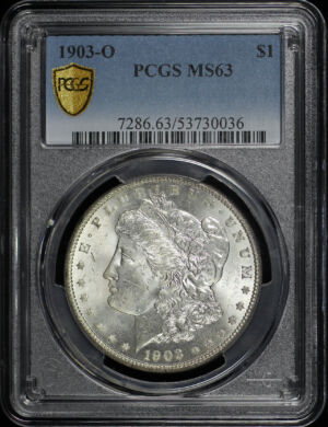 Obverse of this 1903-O Morgan Dollar PCGS MS-63