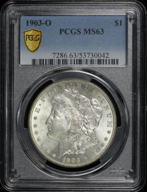 Obverse of this 1903-O Morgan Dollar PCGS MS-63