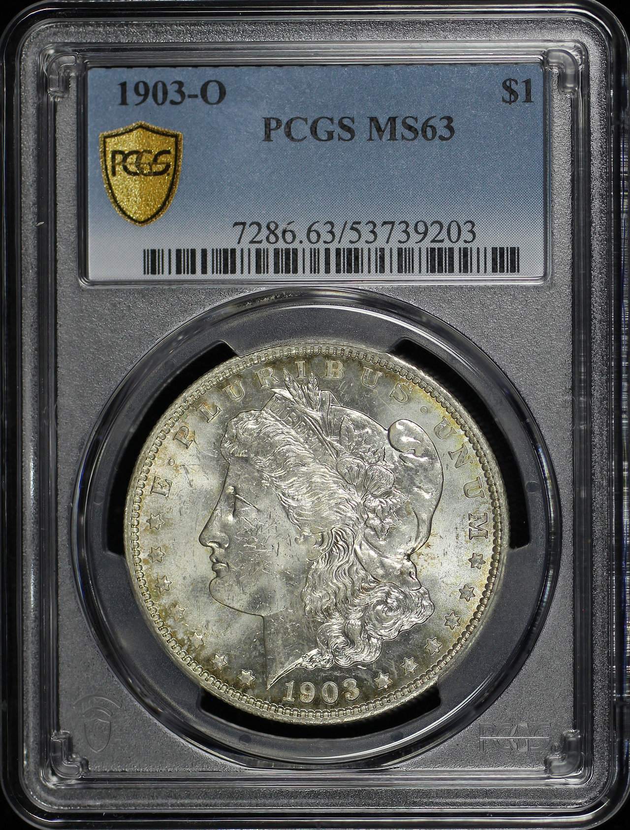 Obverse of this 1903-O Morgan Dollar PCGS MS-63
