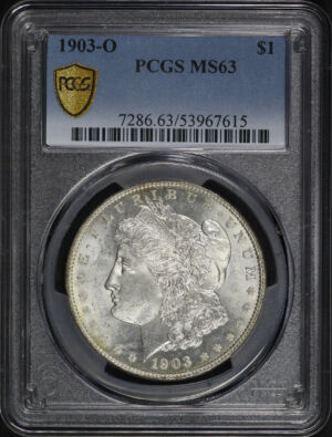 Obverse of this 1903-O Morgan Dollar PCGS MS-63