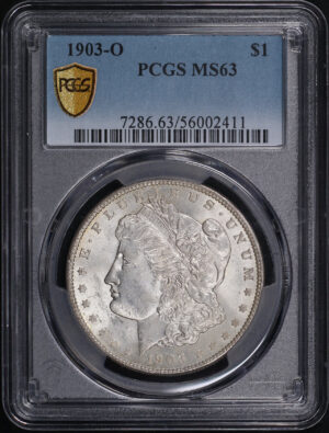 Obverse of this 1903-O Morgan Dollar PCGS MS-63