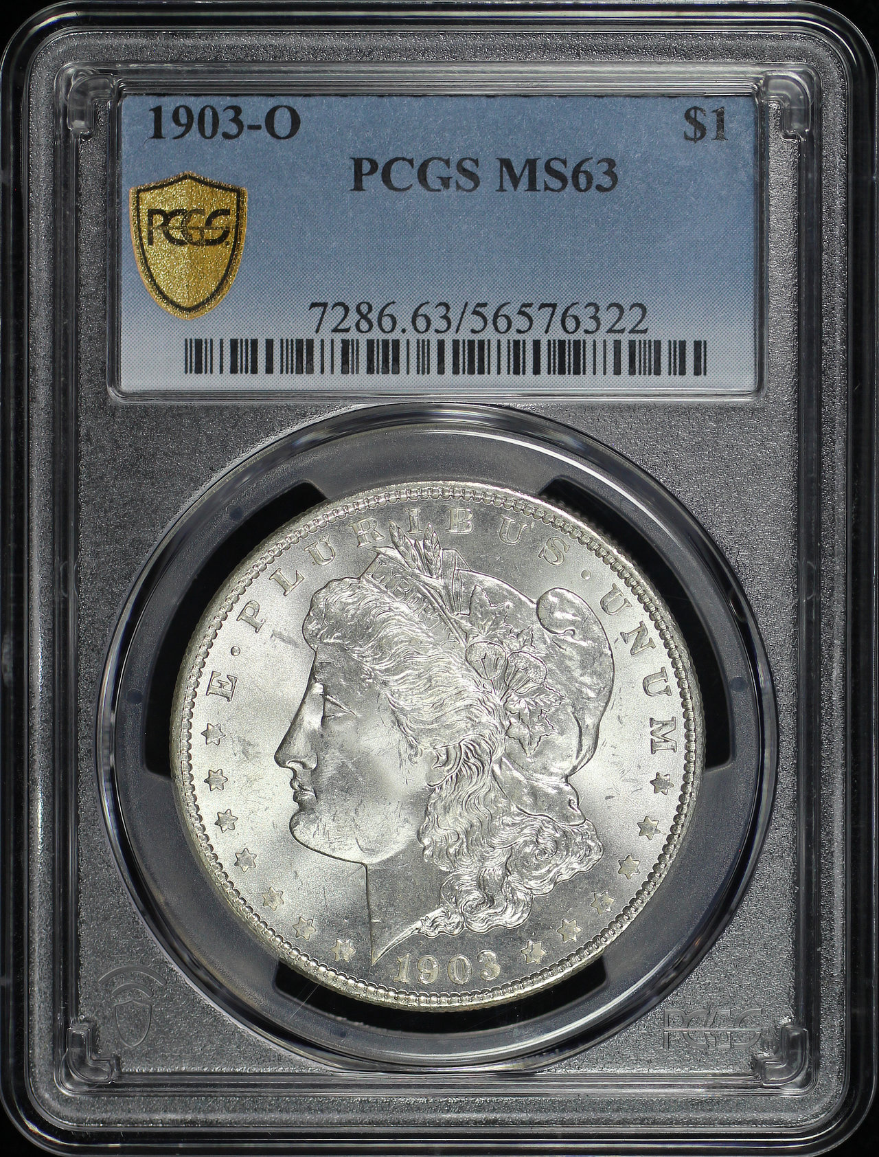 Obverse of this 1903-O Morgan Dollar PCGS MS-63
