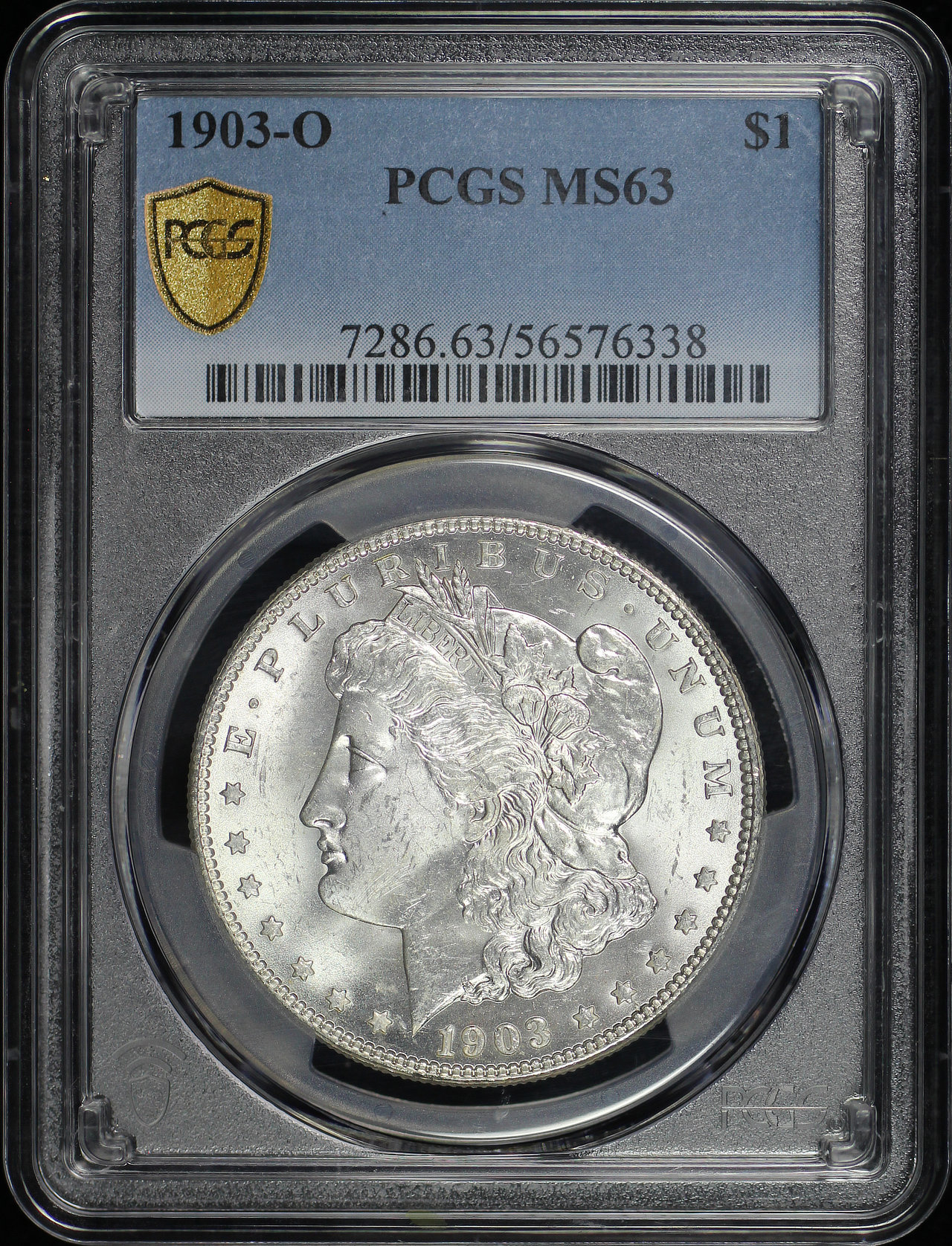 Obverse of this 1903-O Morgan Dollar PCGS MS-63