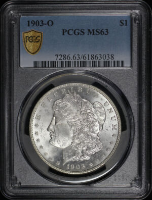 Obverse of this 1903-O Morgan Dollar PCGS MS-63