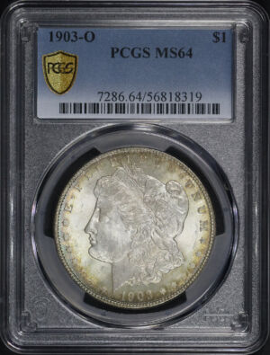 Obverse of this 1903-O Morgan Dollar PCGS MS-64