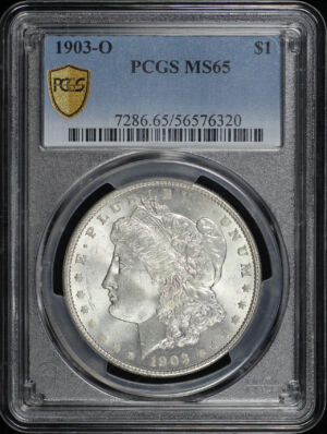 Obverse of this 1903-O Morgan Dollar PCGS MS-65