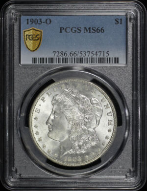 Obverse of this 1903-O Morgan Dollar PCGS MS-66