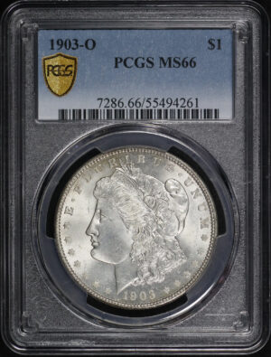 Obverse of this 1903-O Morgan Dollar PCGS MS-66