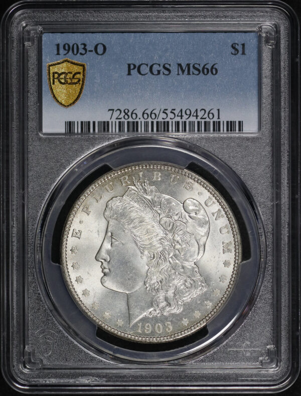 Obverse of this 1903-O Morgan Dollar PCGS MS-66