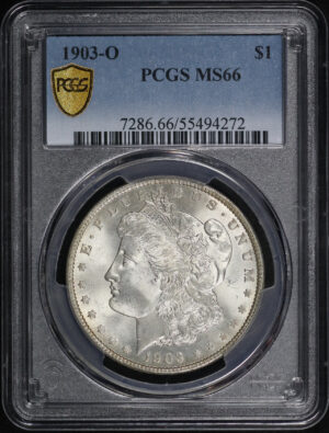 Obverse of this 1903-O Morgan Dollar PCGS MS-66