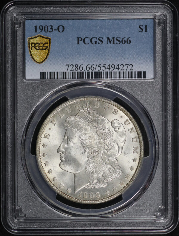 Obverse of this 1903-O Morgan Dollar PCGS MS-66