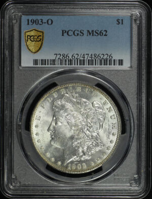 Obverse of this 1903-O Morgan Dollar PCGS MS-62