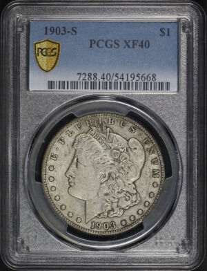Obverse of this 1903-S Morgan Dollar PCGS XF-40
