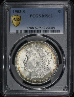 Obverse of this 1903-S Morgan Dollar PCGS MS-62