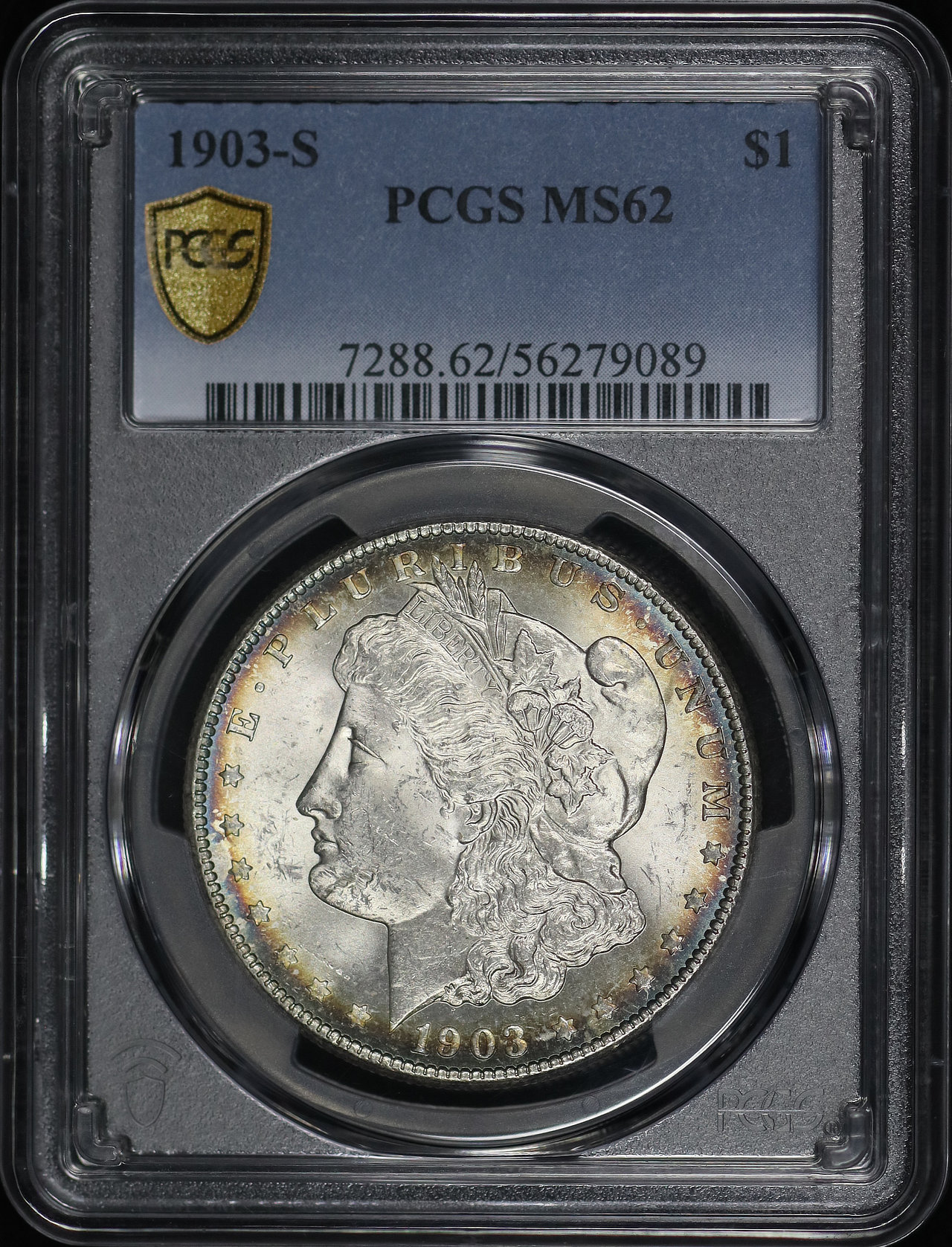Obverse of this 1903-S Morgan Dollar PCGS MS-62