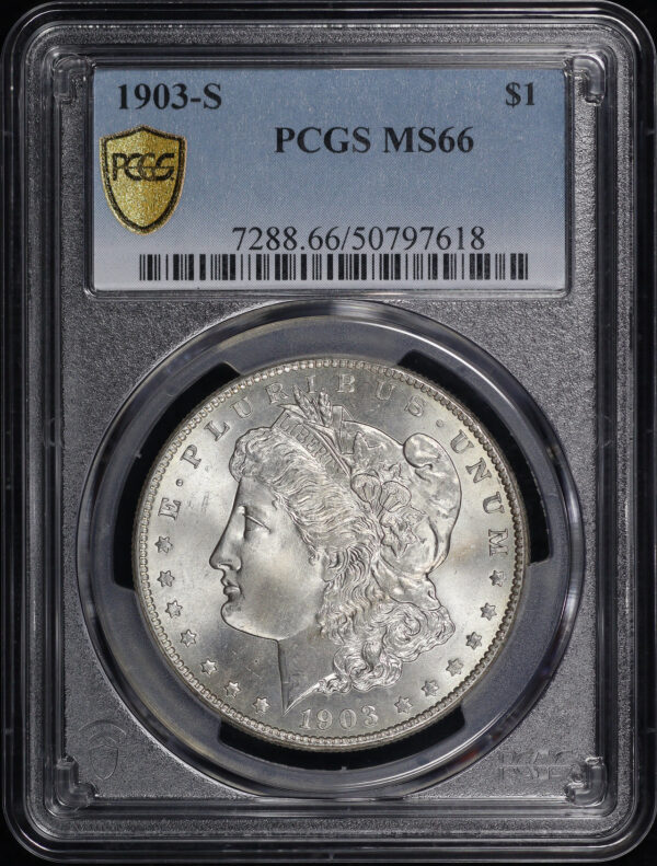 Obverse of this 1903-S Morgan Dollar PCGS MS-66