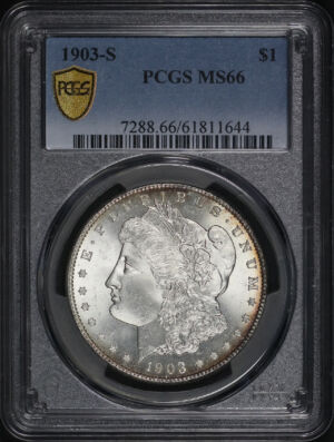 Obverse of this 1903-S Morgan Dollar PCGS MS-66