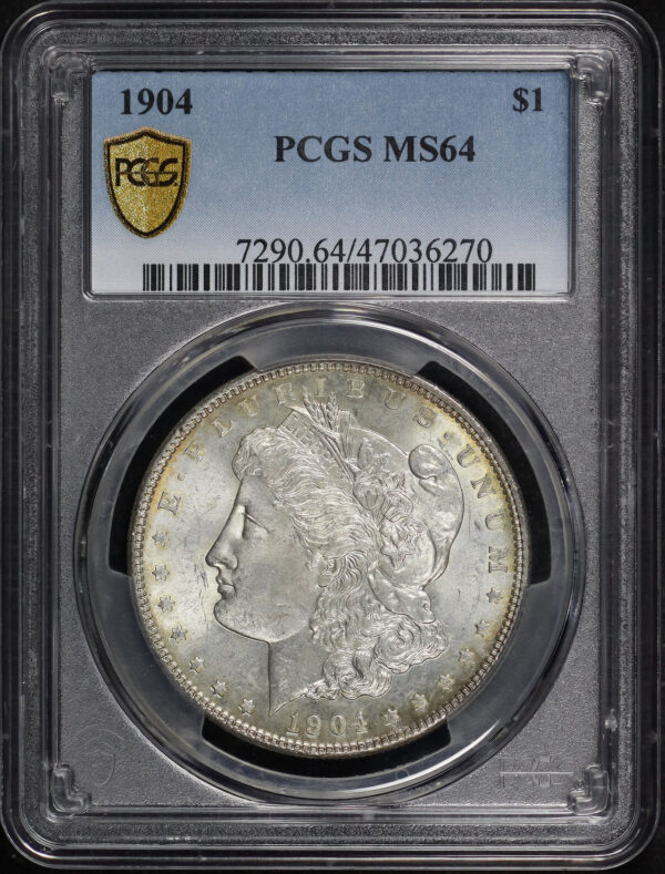 Obverse of this 1904 Morgan Dollar PCGS MS-64